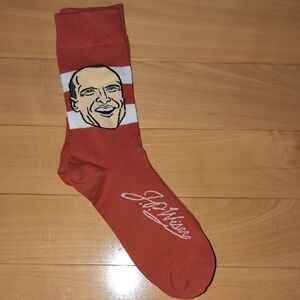 Orange Socks with Messier Face